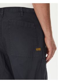 G-Star RAW - G-Star Raw Spodnie materiałowe Fatigue 3D D26196-D387 Granatowy Relaxed Fit. Kolor: niebieski. Materiał: bawełna #5