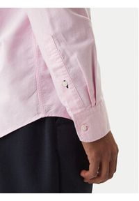 TOMMY HILFIGER - Tommy Hilfiger Koszula Solid Heritage MW0MW35774 Różowy Regular Fit. Kolor: różowy. Materiał: bawełna #5