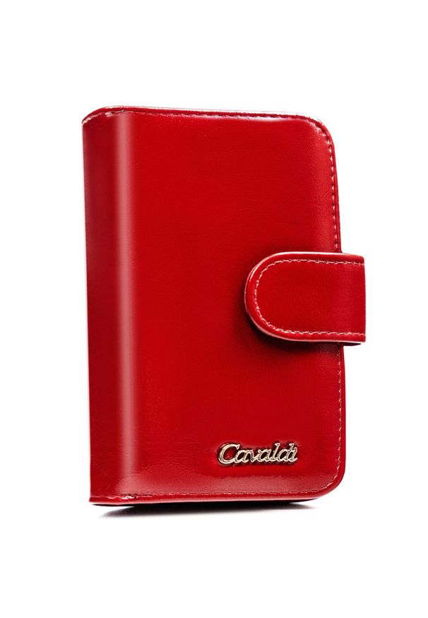 4U CAVALDI - Portfel damski 4U Cavaldi N126-APU-BL c. czerwony. Kolor: czerwony. Materiał: skóra ekologiczna, materiał