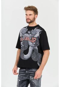 DSQUARED2 Czarny męski t-shirt Loose Fit Tee, Rozmiar M. Kolor: czarny #6