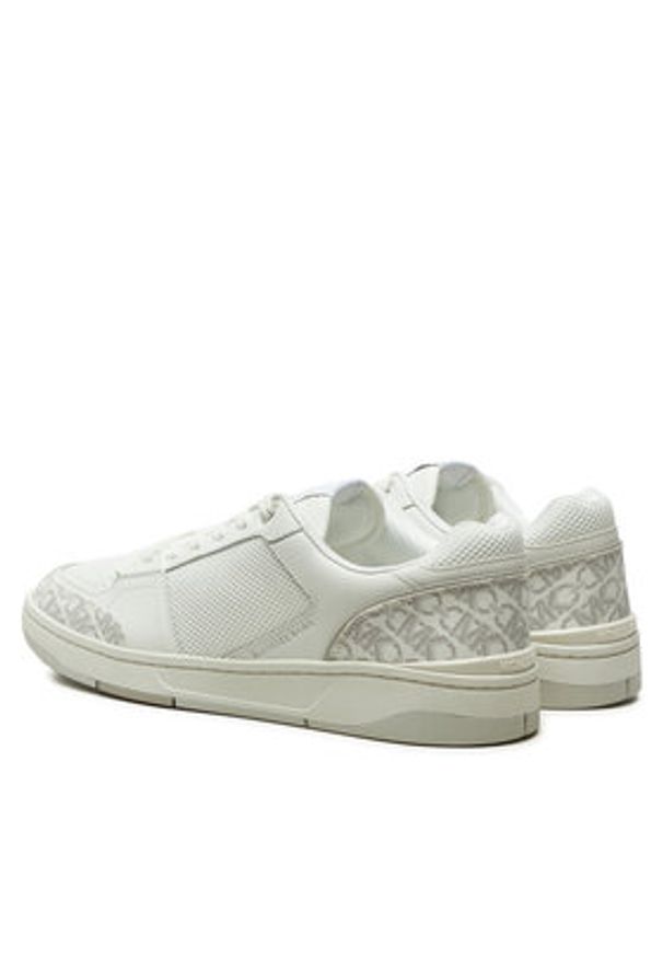 MICHAEL Michael Kors Sneakersy Rebel Empire Monogram 42F4RBFS1D Biały. Kolor: biały. Materiał: skóra