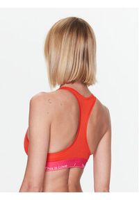 Calvin Klein Underwear Biustonosz top 000QF7281E Czerwony. Kolor: czerwony. Materiał: bawełna, lyocell