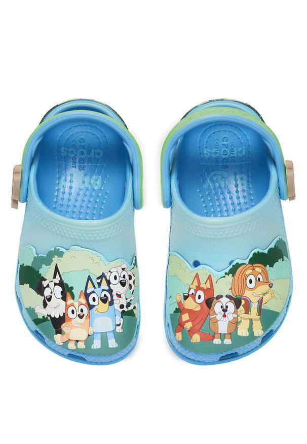 Klapki Crocs. Wzór: kolorowy