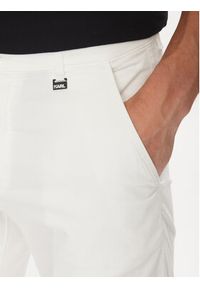 Karl Lagerfeld - KARL LAGERFELD Szorty materiałowe 265812 552829 Biały Regular Fit. Kolor: biały. Materiał: bawełna #4