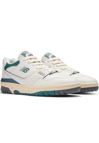 Buty unisex New Balance BB550PTB – białe. Okazja: na co dzień. Kolor: biały. Materiał: skóra. Szerokość cholewki: normalna #3