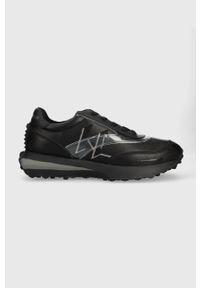Karl Lagerfeld sneakersy ZONE KL kolor czarny KL53917A. Nosek buta: okrągły. Zapięcie: sznurówki. Kolor: czarny. Materiał: guma #1