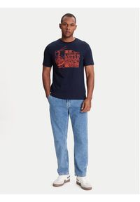 United Colors of Benetton - United Colors Of Benetton T-Shirt 3I1XU10A4 Granatowy Relaxed Fit. Kolor: niebieski. Materiał: bawełna