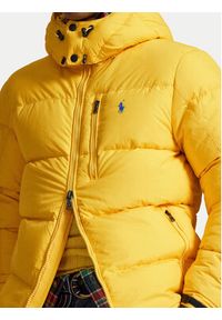 Polo Ralph Lauren Kurtka puchowa 710968278009 Żółty Regular Fit. Typ kołnierza: polo. Kolor: żółty. Materiał: syntetyk