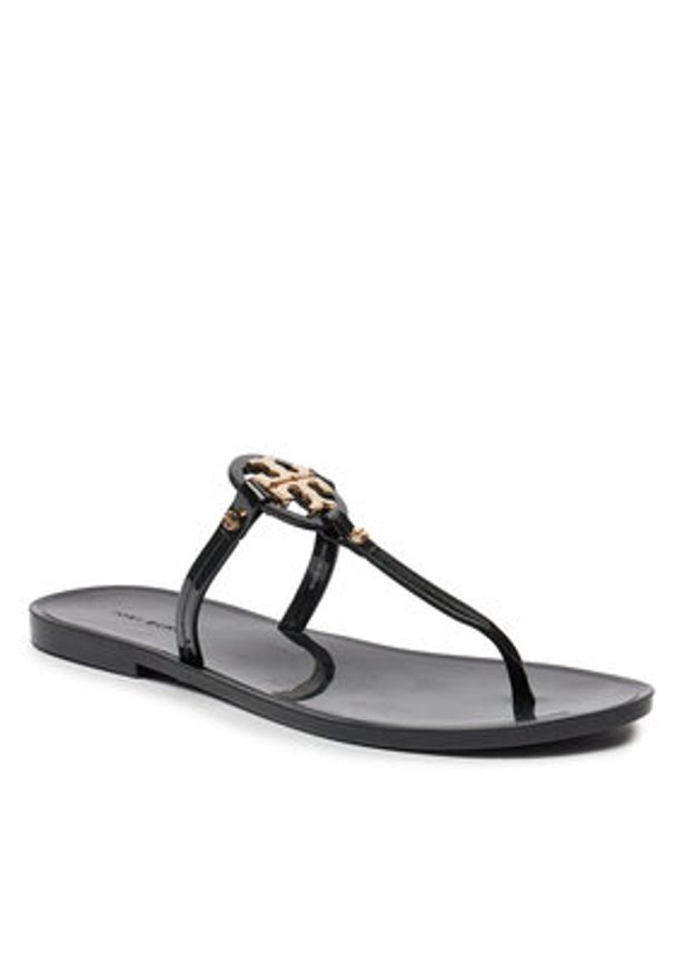 Tory Burch Japonki Mini Miller Flat Thong 51148678 Czarny. Kolor: czarny