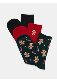 Sinsay - Skarpetki 3 pack - wielobarwny