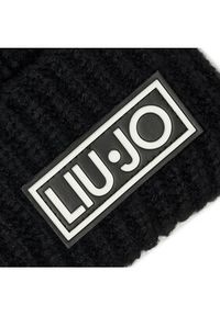 Liu Jo Czapka Logo Eff.Gom 2F3009 M0300 Czarny. Kolor: czarny. Materiał: materiał, poliester