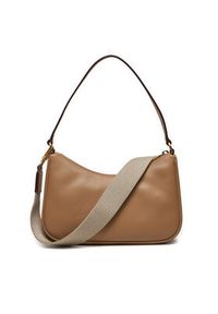 DKNY Torebka Philo Tz Shoulder R423KE51 Beżowy. Kolor: beżowy. Materiał: skórzane