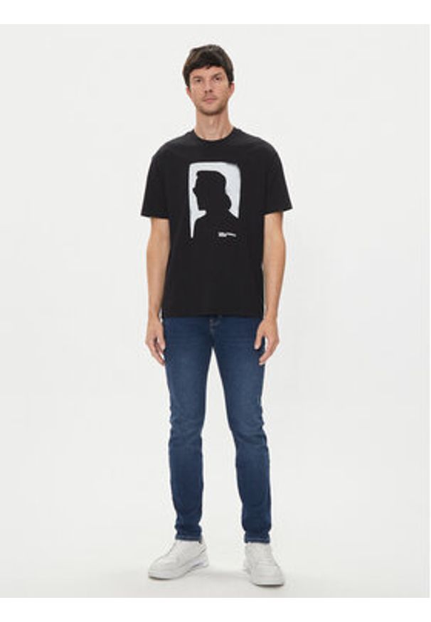 Karl Lagerfeld Jeans Jeansy 245D1102 Granatowy Skinny Fit. Kolor: niebieski