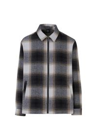 Urban Classics - Męska Kurtka Koszulowa Zapinana Na Zamek. Kolor: czarny, wielokolorowy, biały #1