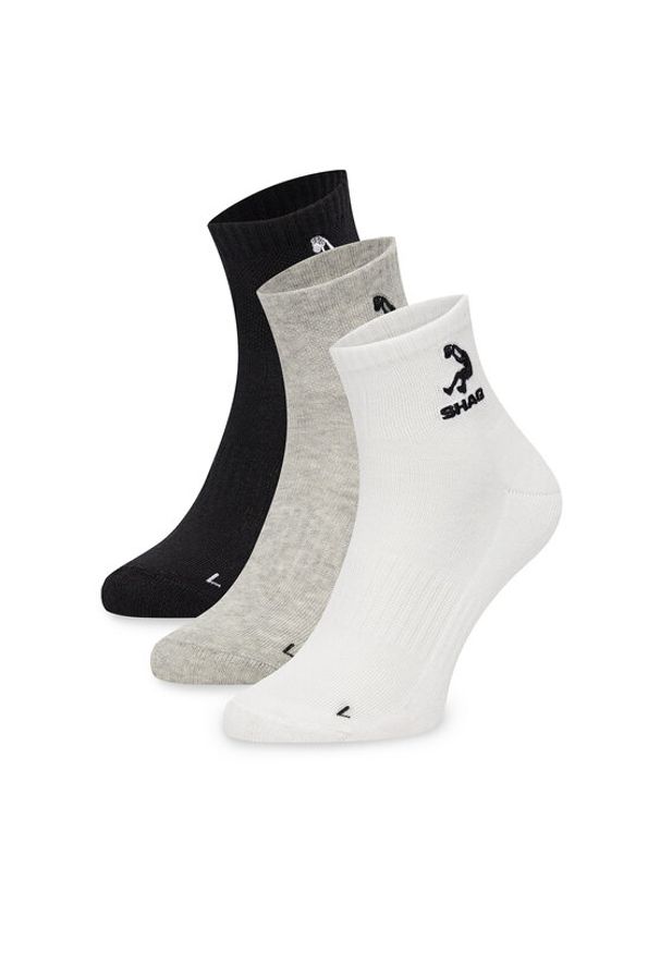 Shaq Skarpety krótkie AS_SHQ_H_001Z_SS25 (3-PACK) Kolorowy. Materiał: bawełna. Wzór: kolorowy
