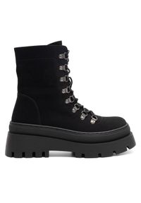 DeeZee Trzewiki ERNA WS6151-05 Czarny. Kolor: czarny. Materiał: syntetyk #1