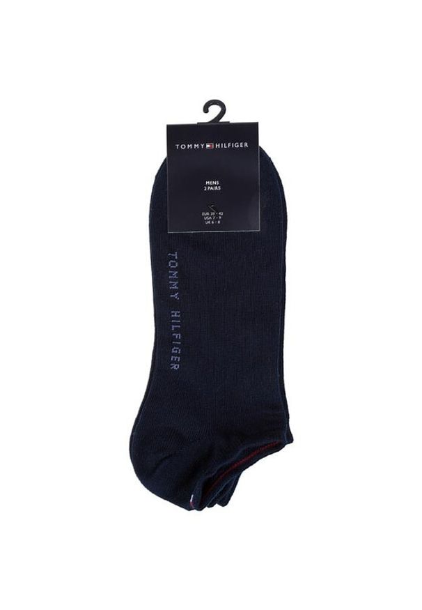 TOMMY HILFIGER - Tommy Hilfiger Skarpety krótkie 342023001 Granatowy. Kolor: niebieski. Materiał: materiał