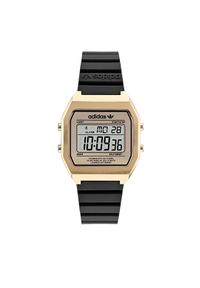 adidas Originals Zegarek Street Digital Two AOST22075 Czarny. Kolor: czarny. Styl: street