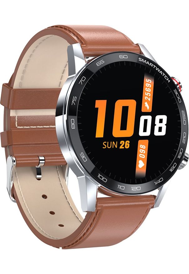 Smartwatch Microwear L16 Brązowy. Rodzaj zegarka: smartwatch. Kolor: brązowy