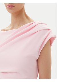 Rinascimento Sukienka koktajlowa CFC0019898002 Różowy Regular Fit. Kolor: różowy. Materiał: syntetyk. Styl: wizytowy #4