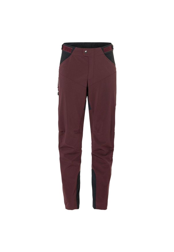 Vaude - Spodnie przeciwdeszczowe VAUDE Qimsa II. Kolor: czerwony. Sport: kolarstwo