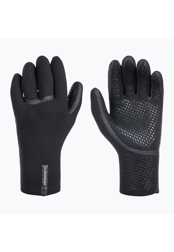 Rękawice neoprenowe męskie Quiksilver Marathon Sessions 3 mm 5Fg. Kolor: czarny. Materiał: neopren