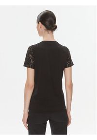 Elisabetta Franchi T-Shirt MA-019-37E2-V170 Czarny Regular Fit. Kolor: czarny. Materiał: bawełna #4