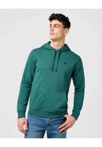 Wrangler - MESKA BLUZA WRANGLER SIGN OFF HOODIE BISTRO GREEN 112371458 #1