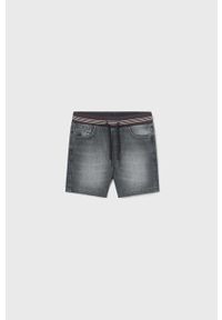 Mayoral szorty jeansowe dziecięce kolor szary regulowana talia. Okazja: na co dzień. Kolor: szary. Materiał: jeans. Styl: casual #1
