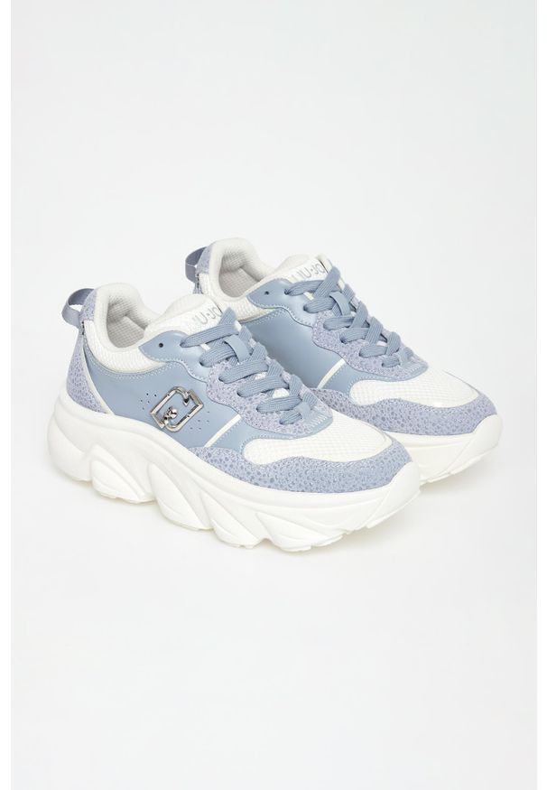 Liu Jo - Sneakersy damskie skórzane LIU JO. Materiał: skóra