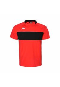 Jersey Kappa Diago. Kolor: wielokolorowy, czarny, czerwony. Materiał: jersey. Wzór: kolorowy, paski #1