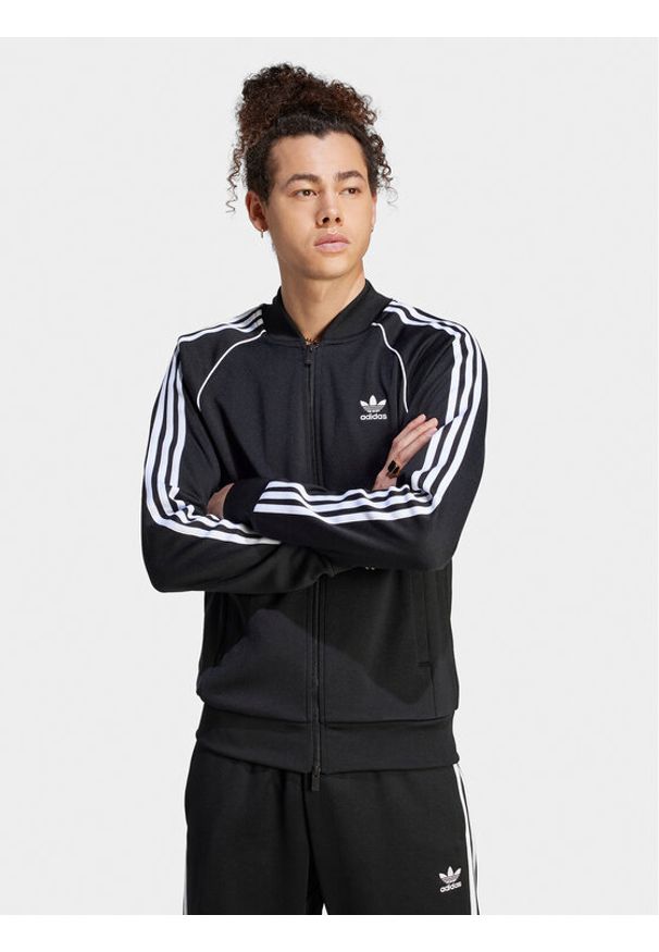 Adidas - adidas Bluza adicolor Classics SST IM4545 Czarny Slim Fit. Kolor: czarny. Materiał: bawełna