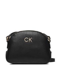 Calvin Klein Torebka Re-Lock Seasonal Crossbody Sm K60K611445 Czarny. Kolor: czarny. Materiał: skórzane #1