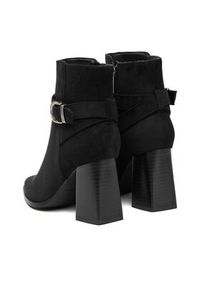 Jenny - JENNY Botki CEO-LS6128-02 Czarny. Kolor: czarny. Materiał: materiał #7