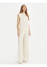 Marella Bluzka Armanda 2513161023 Écru Regular Fit. Materiał: syntetyk