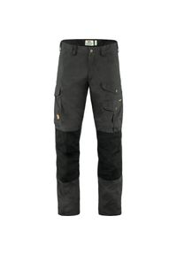 Fjällräven - Spodnie turystyczne męskie Fjallraven Barents Pro Trousers. Kolor: czarny, szary, wielokolorowy. Sport: turystyka piesza