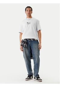 DC Shoes T-Shirt Made Custom EDYZT04368 Biały Regular Fit. Kolor: biały. Materiał: bawełna #5