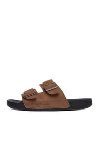 Quiksilver Klapki CWBEO-RAPID-32 MI08 Brązowy. Kolor: brązowy. Materiał: skóra, zamsz #9