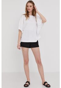 Answear Lab T-shirt damski kolor biały. Kolor: biały. Materiał: dzianina. Wzór: gładki. Styl: wakacyjny #4