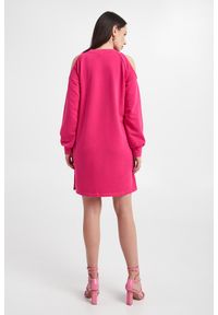 Liu Jo - Sukienka LIU JO. Materiał: bawełna, jersey. Wzór: aplikacja. Długość: mini #3