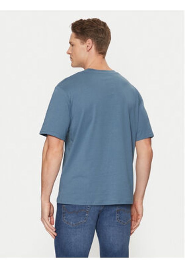 Jack & Jones - Jack&Jones T-Shirt Star 12234746 Zielony Relaxed Fit. Kolor: niebieski. Materiał: bawełna