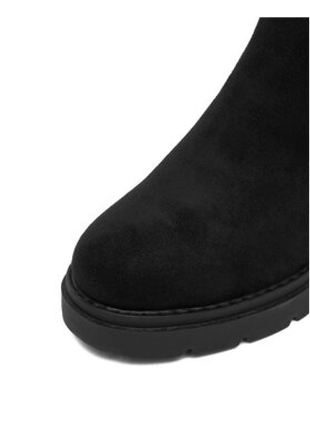 Jenny - JENNY Botki CEO-HY13291-1 Czarny. Kolor: czarny. Materiał: materiał