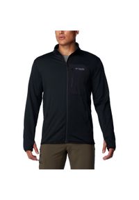 columbia - Polarowy sweter męski Columbia Triple Canyon Grid Fleece Full Zip. Kolor: czarny. Materiał: poliester, elastan