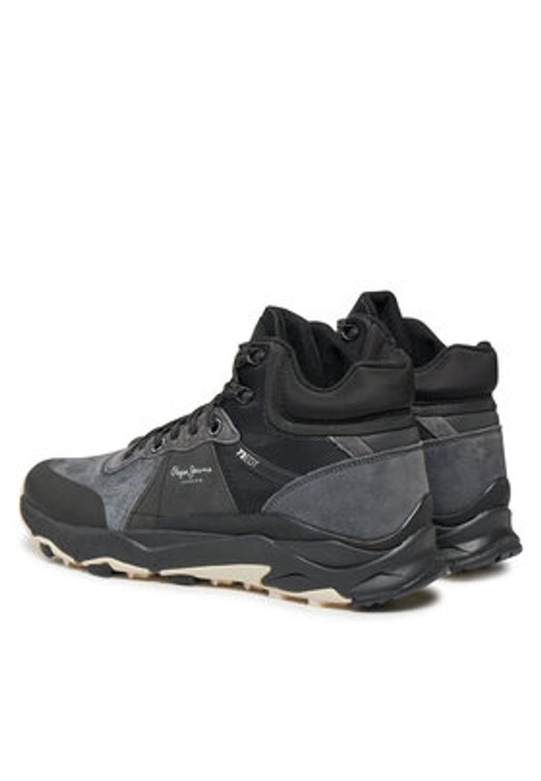Pepe Jeans Sneakersy PMS60030 Czarny. Kolor: czarny. Materiał: skóra