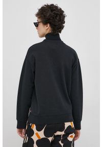 Levi's® - Levi's Bluza bawełniana damska kolor czarny z nadrukiem 18686.0056-Blacks. Okazja: na spotkanie biznesowe, na co dzień. Kolor: czarny. Materiał: bawełna. Wzór: nadruk. Styl: biznesowy, casual #4
