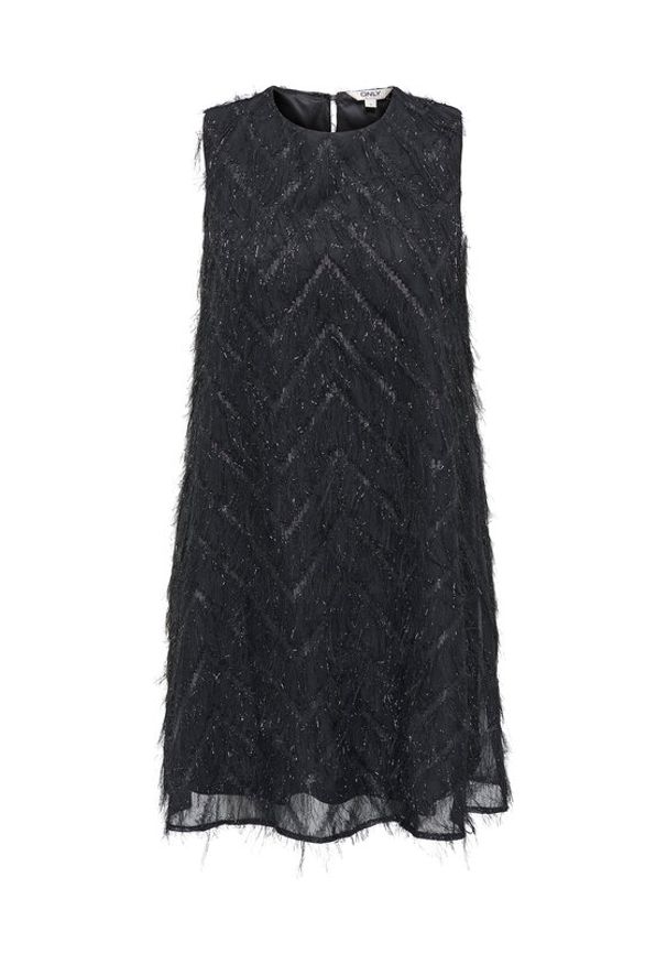 only - ONLY Sukienka koktajlowa Faye 15358411 Czarny Loose Fit. Kolor: czarny. Materiał: syntetyk. Styl: wizytowy
