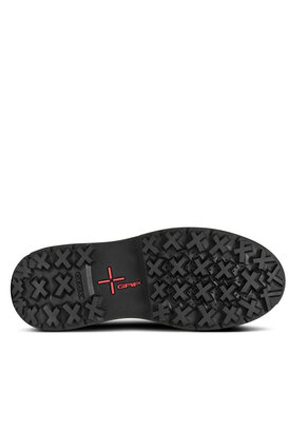 Geox Botki D Lamidie + Grip Abx D46XMD 00085 C9999 Czarny. Kolor: czarny. Materiał: skóra