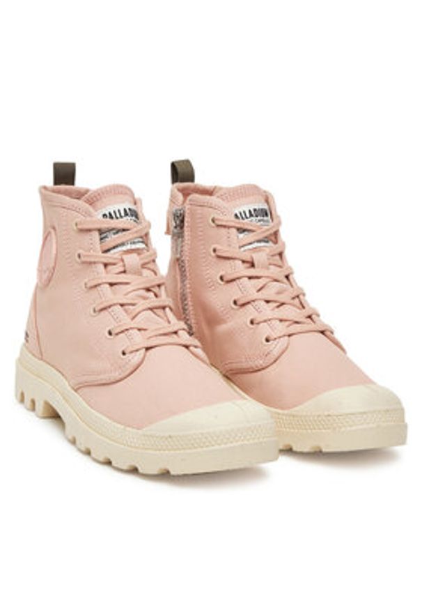 Palladium Trapery Pampa Hi Zip Organic 79101-605-M Różowy. Kolor: różowy. Materiał: materiał