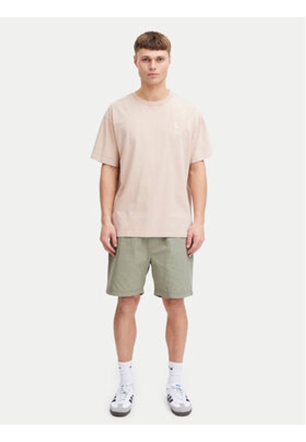 !SOLID - Solid T-Shirt Ismail 21108240 Pomarańczowy Regular Fit. Kolor: beżowy. Materiał: bawełna