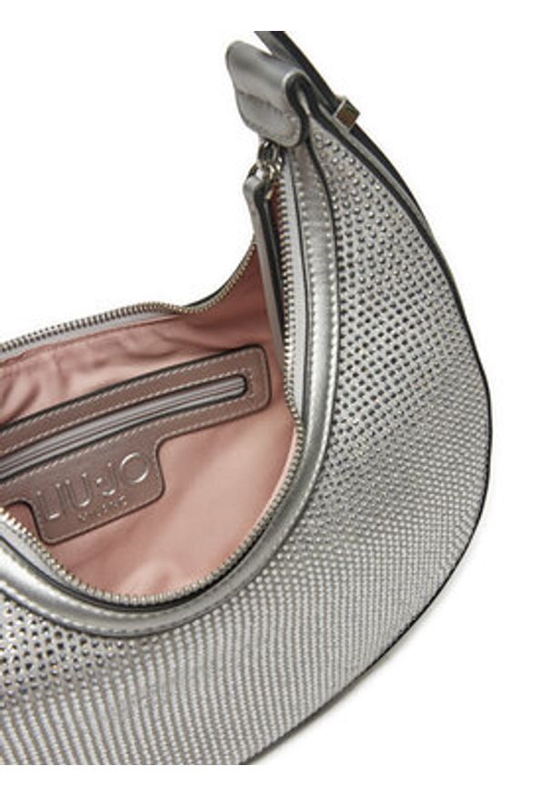 Liu Jo Torebka M Hobo AF4225 E0507 Srebrny. Kolor: srebrny. Materiał: skórzane